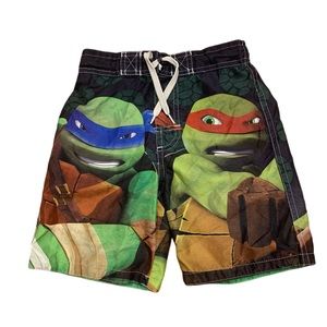 Nickelodeon Ninja Turtle Mesh Lined Swim Trunks